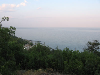 Алушта. Вечер. Море.